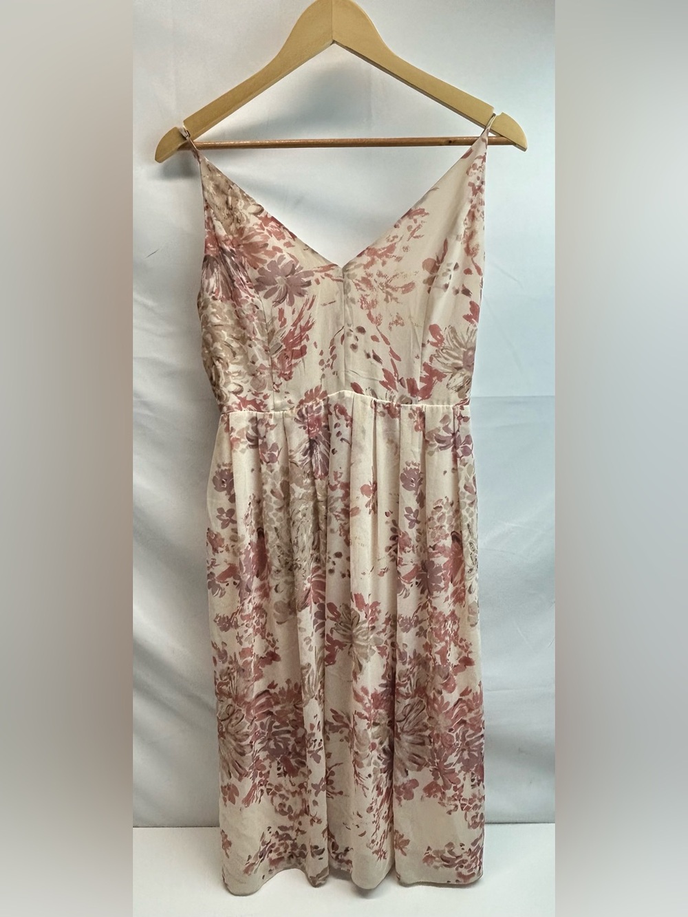 Wilfred by Aritzia Sakura Floral Midi Dress - Size 10 (Flaws Noted) - Picture 2 of 8